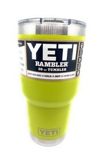Taza Rambler YETI Chartreuse 30 OZ con Tapa Deslizante Magna NUEVA Auténtica