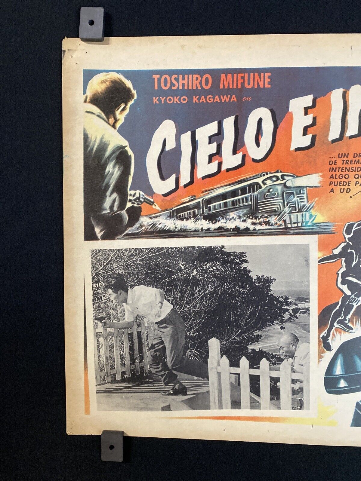1963 TOSHIRO MIFUNE High And Low Japan Authentic Mexican Lobby Card 16