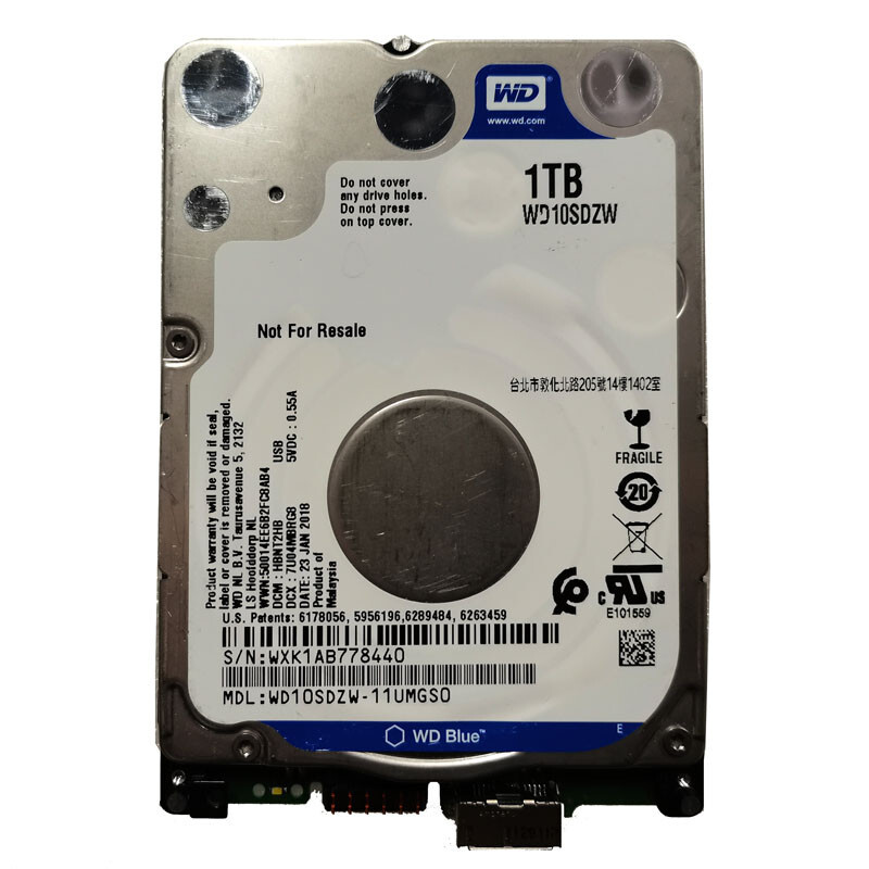 Western Digital 1TB WD10SDZW-11UMGS0 USB 3.0 Portable External