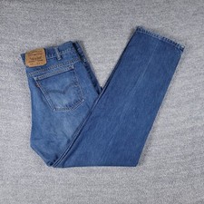 Vtg Levis 505 Jeans Men 40x32 Medium Wash Orange Tab Denim 90s 37x31 actual