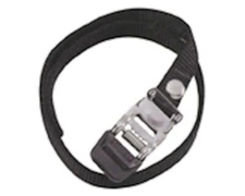 Wellgo Premium Toe Straps (Black) (Pair) [W-4]