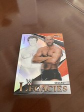 Cesaro 2021 Topps Finest WWE Legacies Insert with Bruno Sammartino #L-5