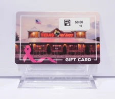 $50.00  TEXAS ROADHOUSE Physical Gift Card
