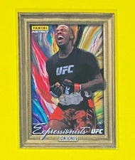 2022 Panini Instant UFC Jon Jones EXPRESSIONISTS 1/554 SP Heavyweight #E9