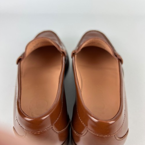 J Crew Womens Winona Penny Loafers Brown Italian Spazzolato Leather size 6 - Picture 12 of 16