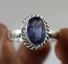 3.35 Ct Natural Oval Blue Sapphire Gems Certified Women Ring Engagement Offers