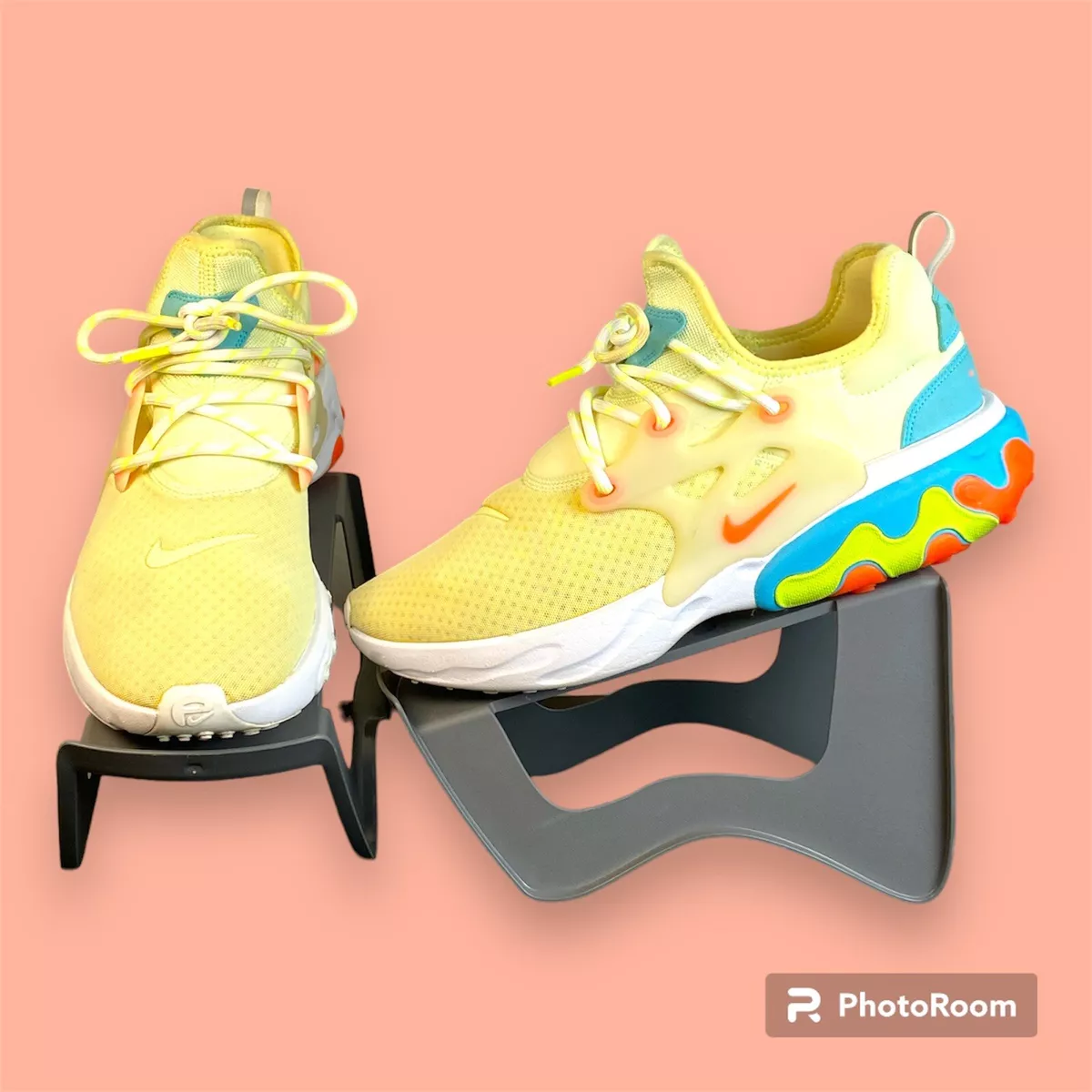 Nike Men s Size 10.5 React AV2605 700 Presto Psychedelic Lava 2019