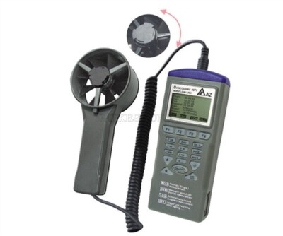 Data Logger 1 Digit AZ-967AL Anemometer With Programmer. pq