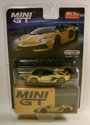 LAMBORGHINI AVENTADOR SVJ ROADSTER ORO GOLD CHASE MIJO TSM MODEL
