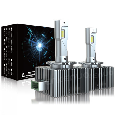 2-Pack D3S/D3R LED Headlight Bulbs - 180W 6500K Super White HID Xenon Conversion Kit