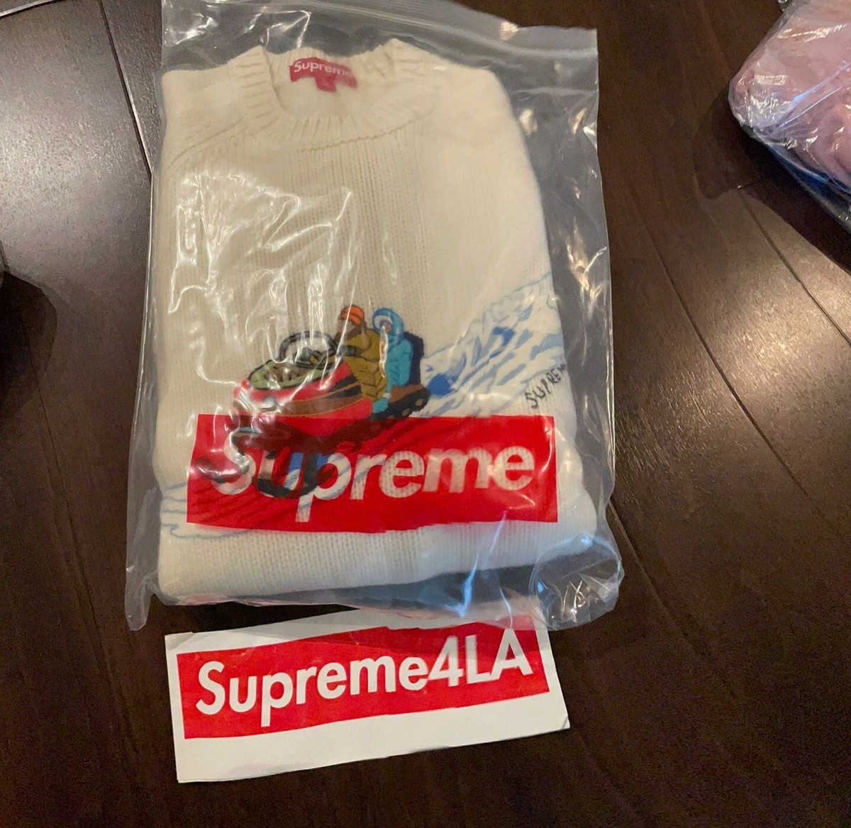 Supreme Snowmobile Sweater White XL in Hand | eBay Supreme Snowmobile Sweater White XL in Hand | eBay