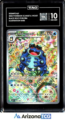 Seismitoad graded TAG 10 for sale on eBay