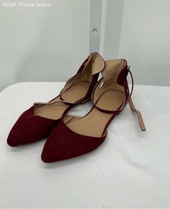 Charlotte Rousse Red Pointed Toe Sandals Dress Shoe Women 6