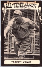 1975 TCMA All-Time Greats #NNO Dazzy Vance - Blank Back (Postcard)