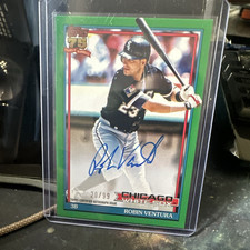 Topps 2026 Series 1 1991 Topps Baseball Auto Robin Ventura Sox 91A-RV /99