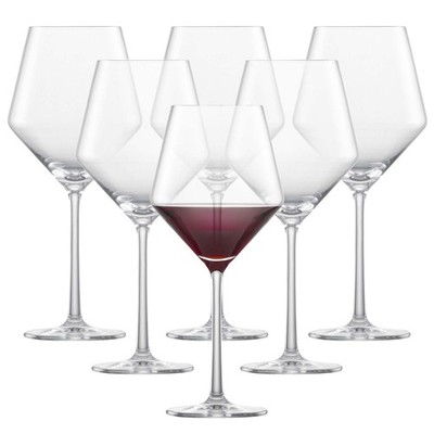 Zwiesel Glas Pure Beaujolais Red Wine Glasses Set of 6 16oz Tritan Crystal