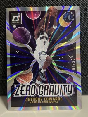Anthony Edwards 2024-25 Panini Donruss Basketball Zero Gravity Laser 61/99