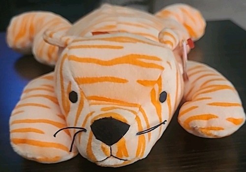 Ty PURR Orange Tabby Pillow Pal 14” 