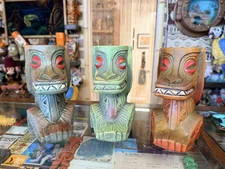 Bongolito Disneyland Tiki Room Tiki Mug Trio by Tiki Diablo