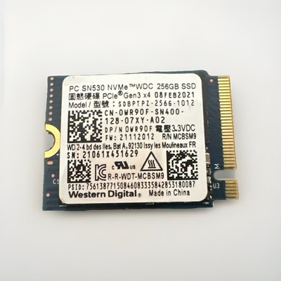 Western Digital PC SN530 256GB M.2 NVMe Internal SSD (SDBPTPZ-256G)