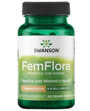 Swanson FEMFLORA - PROBIOTIC for WOMEN - PROBIOTIKUM für DAMEN - 60 Kapseln