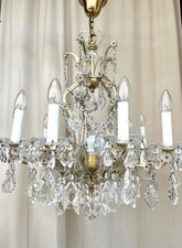 Kronleuchter Kristalllüster  Maria Theresia Lüster Lampe Glas Kristalllampe Lamp