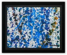 Wyland- Original Watercolor Painting on Deckle Edge Paper "Abstract Drip"