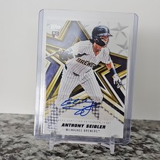 Topps 2026 Series 1 Anthony Seigler Brewers Rookie Autograph Insert #91A-ANT