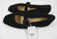 -NEW J. Crew Mary Jane Black Ballet Flats  CL403 Sz 6.5 Women