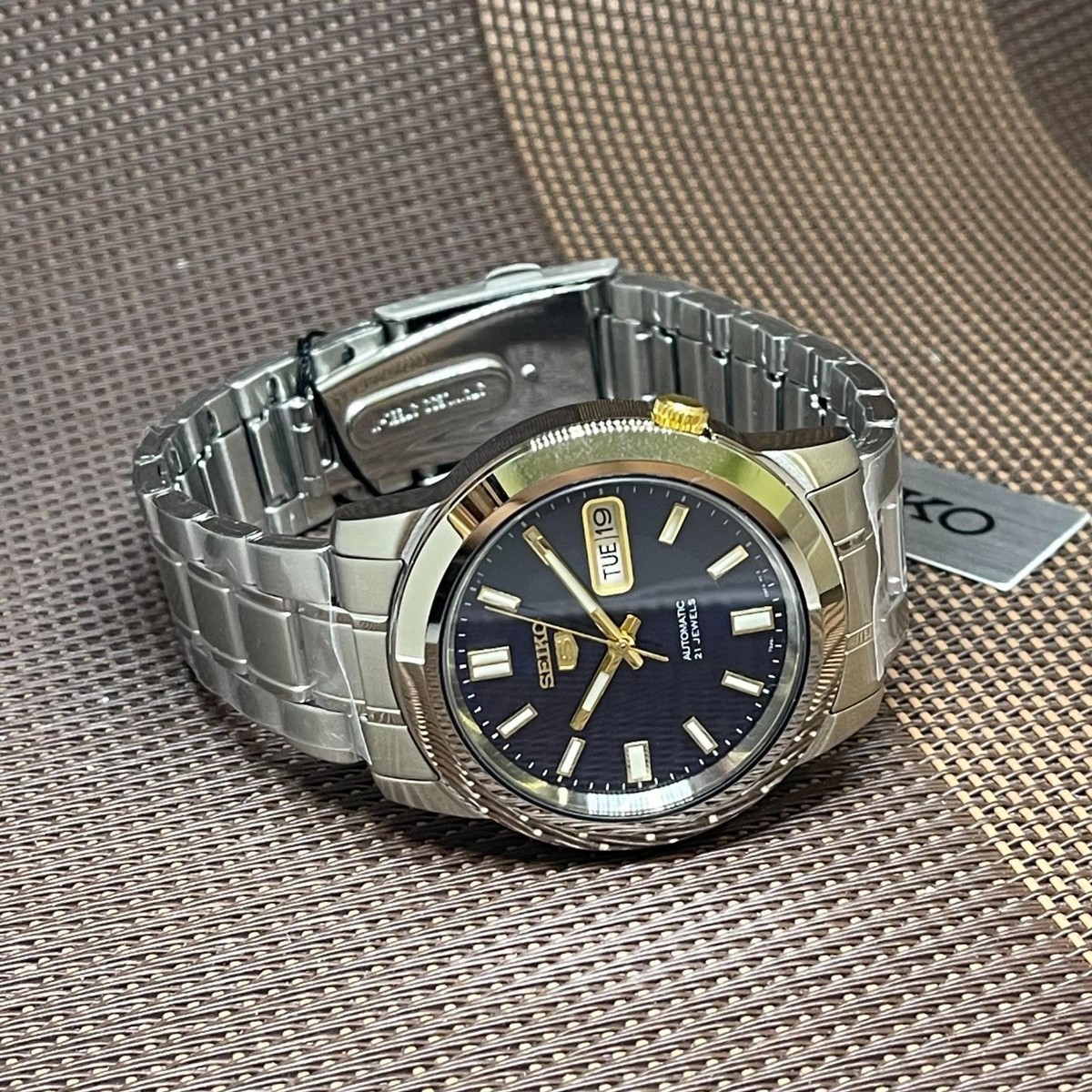Seiko 5 SNKK11K1 Blue Analog Automatic Stainless Steel Men's