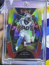 Panini Select 2021 Chuba Hubbard #81 Rookie Card Carolina Panthers NFL Football. rookie card picture