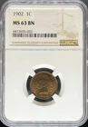 1902 Indian Cent MS63BN NGC (#PA4473035032)
