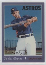 2019 Topps Heritage Hot Box Chrome Purple Refractor Carlos Correa #THC-423 0z0q