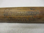 Louisville Slugger Dash Dot Dash Vintage Game Used Bat circa 1919