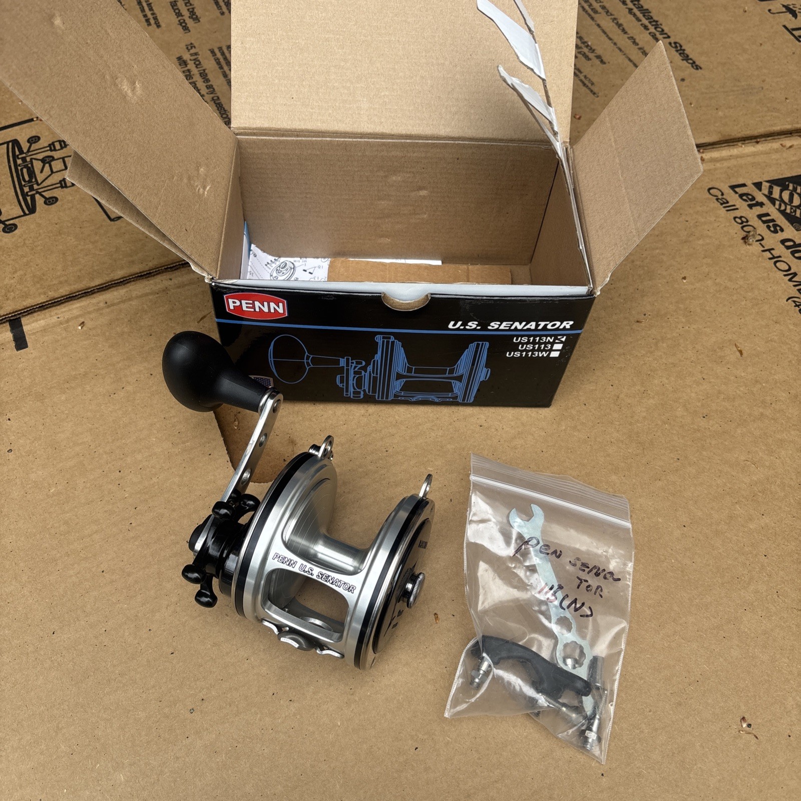 Penn US Senator 113N (Narrow Kit) Brand New! Casting Reel. M