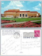 Purdue University Memorial Center 1962 Postcard W. Lafayette Indiana Chrome