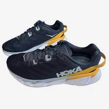 HOKA ONE ONE Elevon 2 Mens Athletic Shoes Size 9 Ombre Blue/Saffron Sneakers