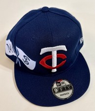 Minnesota Twins New Era 9FIFTY Snapback Hat Twin City Flags Adjustable Cap