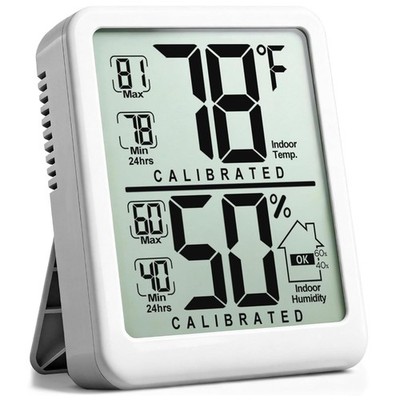 Antonki Room Thermometer, Digital Small Hygrometer Indoor Thermometer Humidity