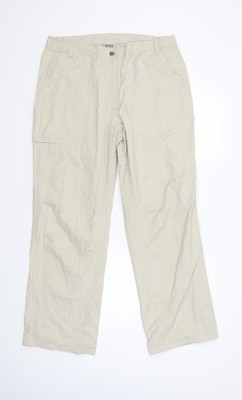 Outdoor Discovery Damen Beige Capri Hose Größe L L31 in