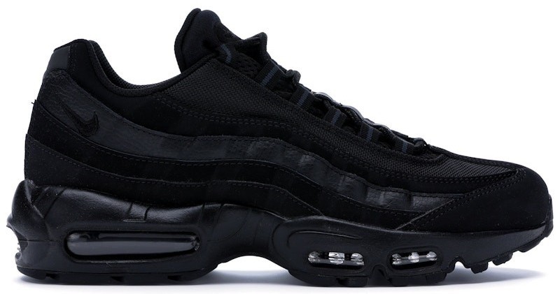 Size 12 - Nike Air Max 95 Triple Black for sale online | eBay
