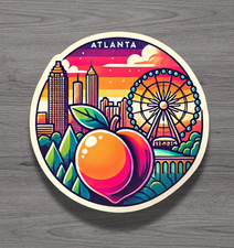 Atlanta Georgia Fridge Magnet or Laptop Sticker
