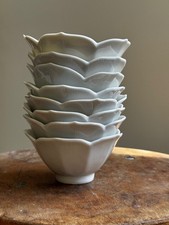 Vintage Small Porcelain Lotus Bowls