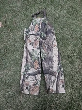 Stearns Dry Wear Men's Medium Overalls 8311 Camo Polyvinyl Hunting Rain Outdoor