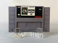 Madden NFL '94 SNES Super Nintendo Tested Working Cart Only Free Ship