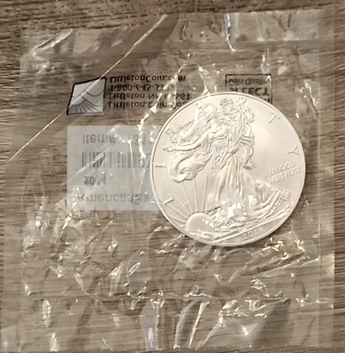 2014 American Silver Eagle BU 1 Oz Coin US, One US Dollar Mint Uncirculated