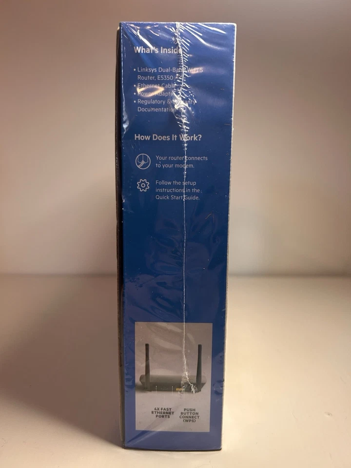 Linksys E5350 Dual-Band AC1000 WiFi-5 Wireless Router BRAND NEW SEALED! - Image 3 of 4