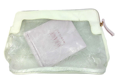 10 Bags Obagi Clear Floral Makeup + Mirror  *New AUTH