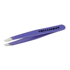 Tweezerman Mini Slant Travel Tweezers for 1 Count Pack of 1 , Blooming Lilac