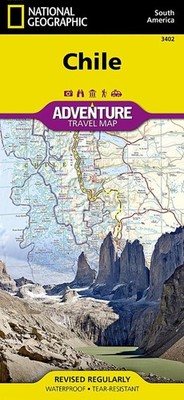 Chile Map: Travel Maps International Adventure Map by National Geographic Maps (